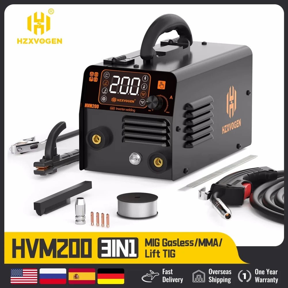 Máy Hàn MIG200 3 Trong 1 Không Gas MMA TIG MIG Inverter - Daisan Store