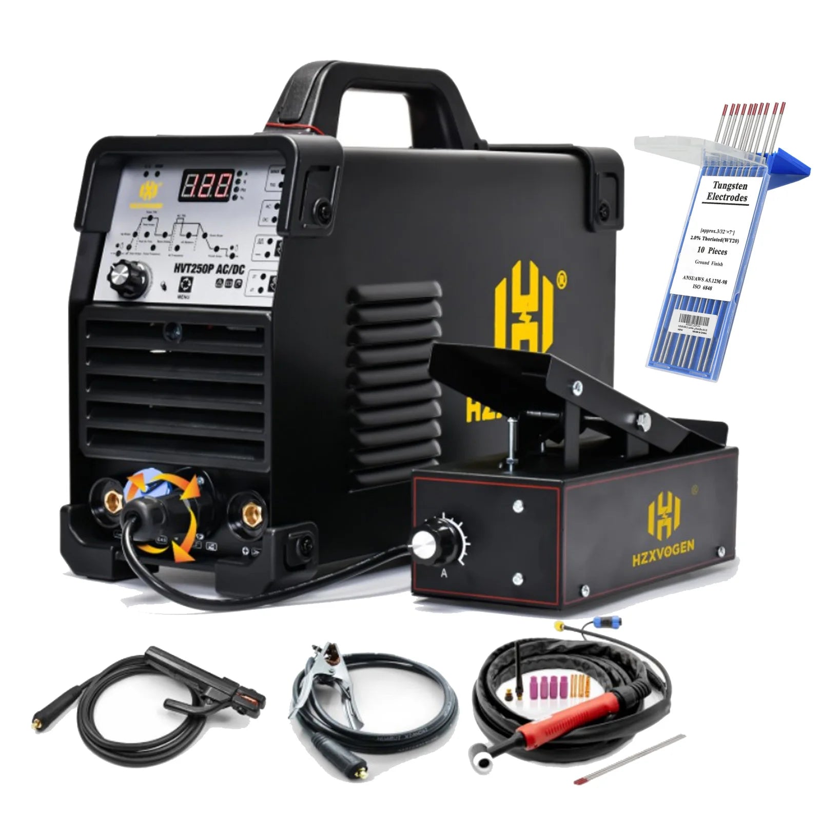 Máy Hàn Tig 4 Trong 1 HZXVOGEN 200A ACDC Pulse HVT250P - Daisan Store