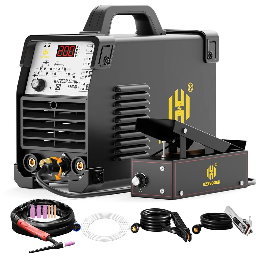 Máy Hàn TIG 6 Trong 1 HZXVOGEN 200A AC DC MMA IGBT 220V - Daisan Store
