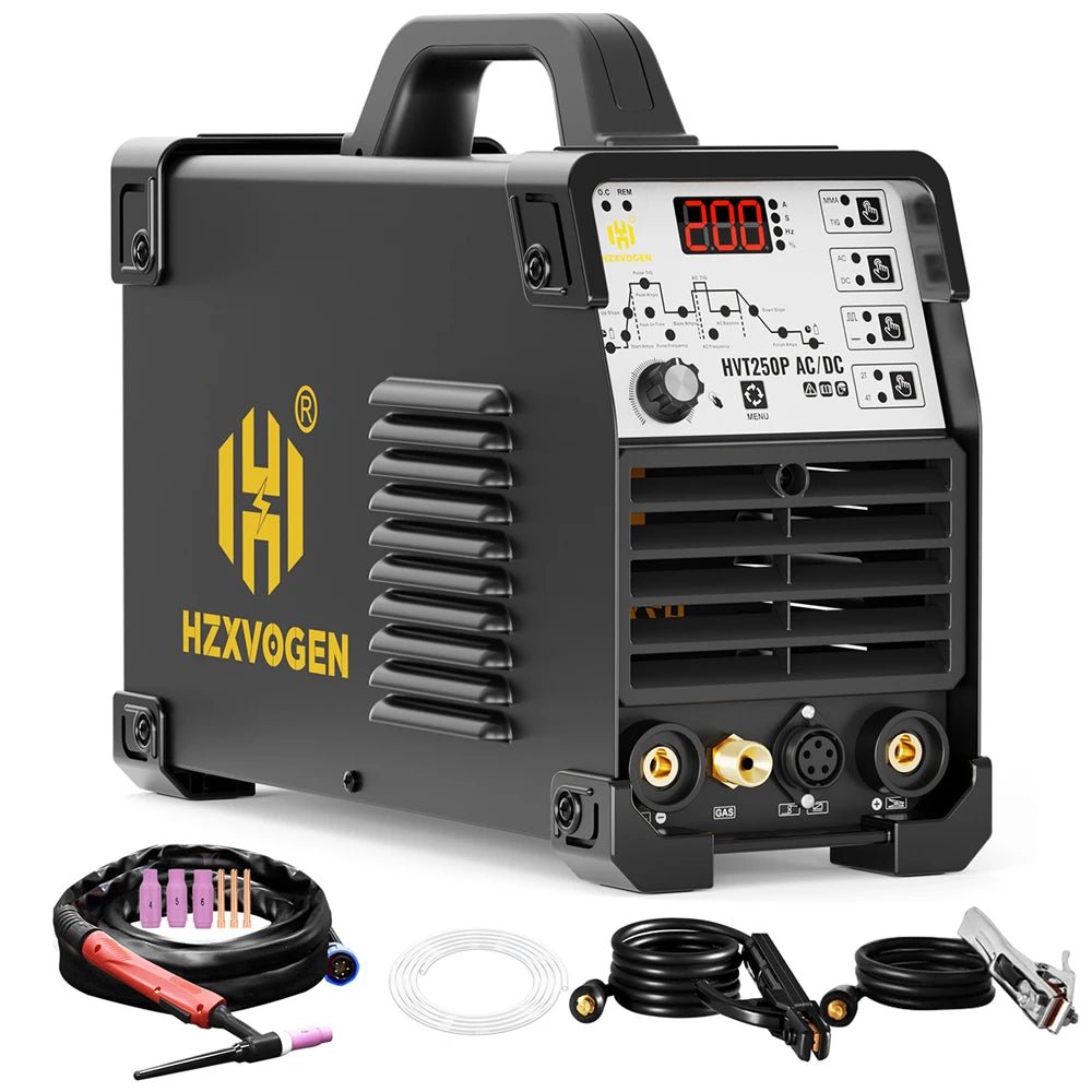 Máy Hàn TIG 6 Trong 1 HZXVOGEN 200A AC DC MMA IGBT 220V - Daisan Store