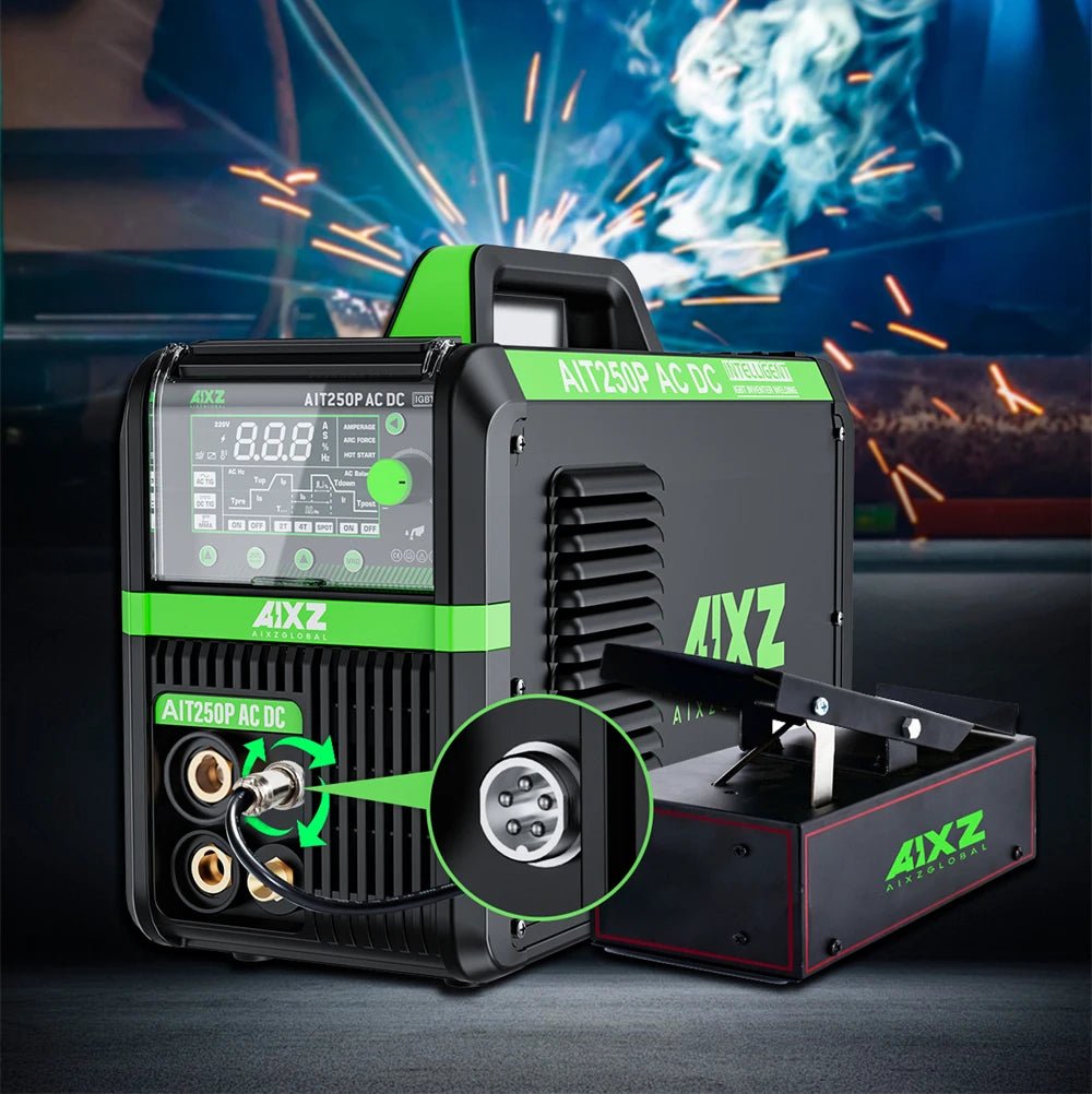 Máy Hàn TIG HF Năm Trong Một AC DC Nhôm MMA ARC 2T 4T IGBT - Daisan Store