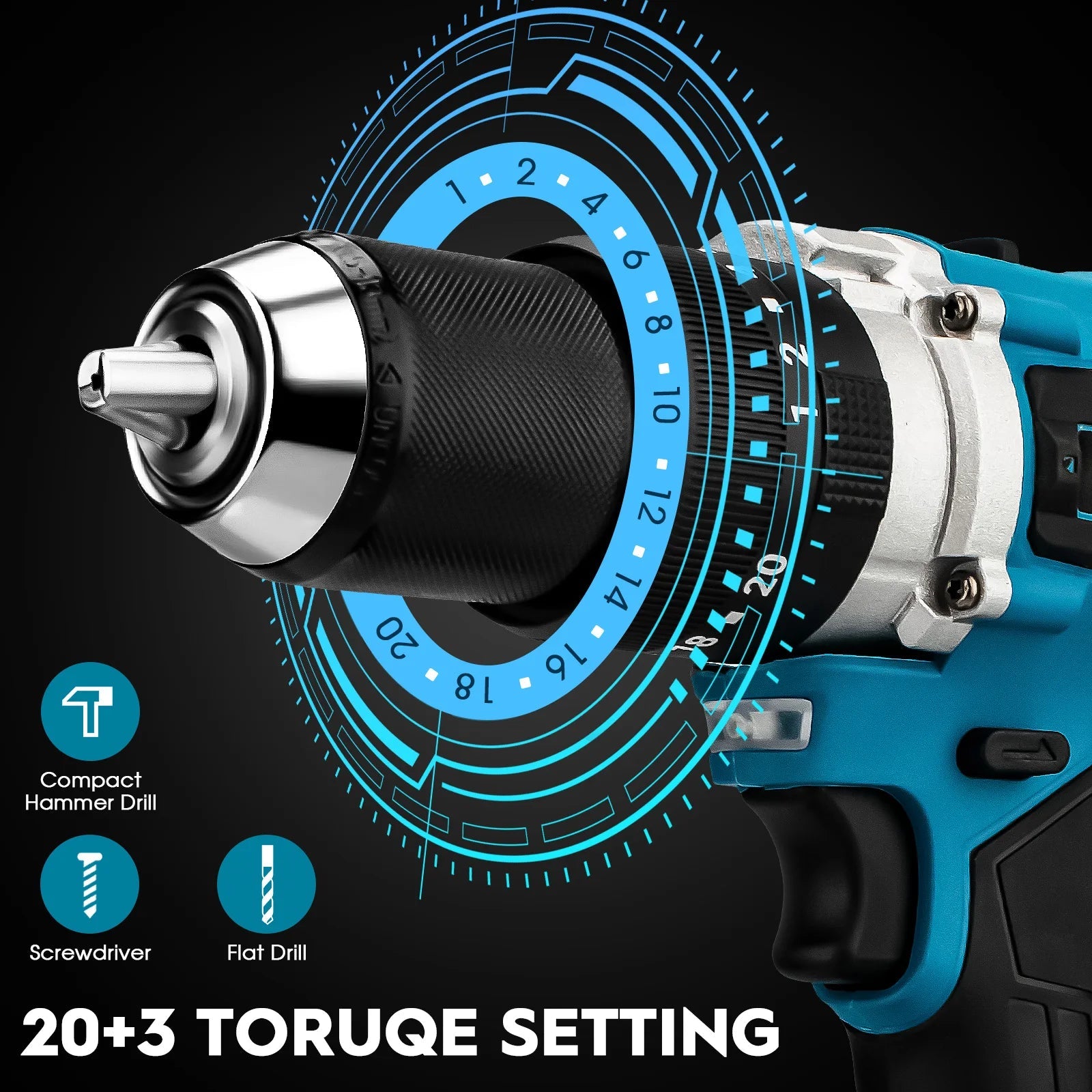 Máy Khoan Tác Động Không Dây Brushless 650Nm 13mm Pin Makita - Daisan Store