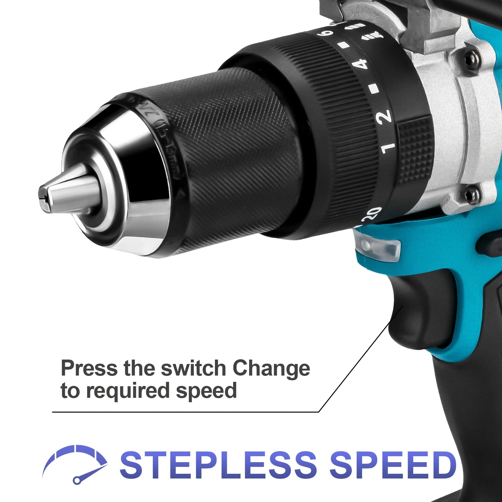 Máy Khoan Tác Động Không Dây Brushless 650Nm 13mm Pin Makita - Daisan Store