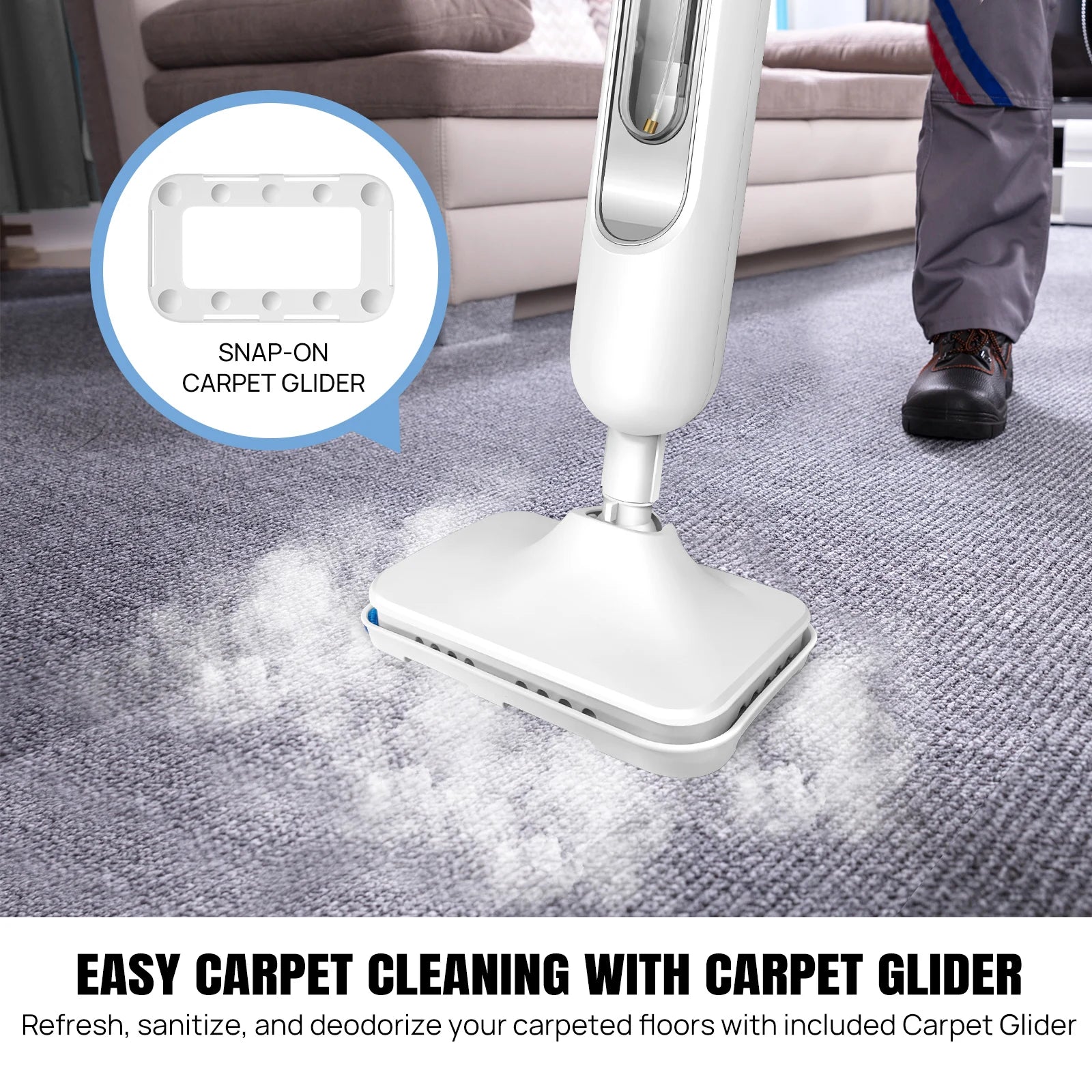 Máy lau nhà hơi nước DayPlus 1500W đa năng tháo rời - Daisan Store