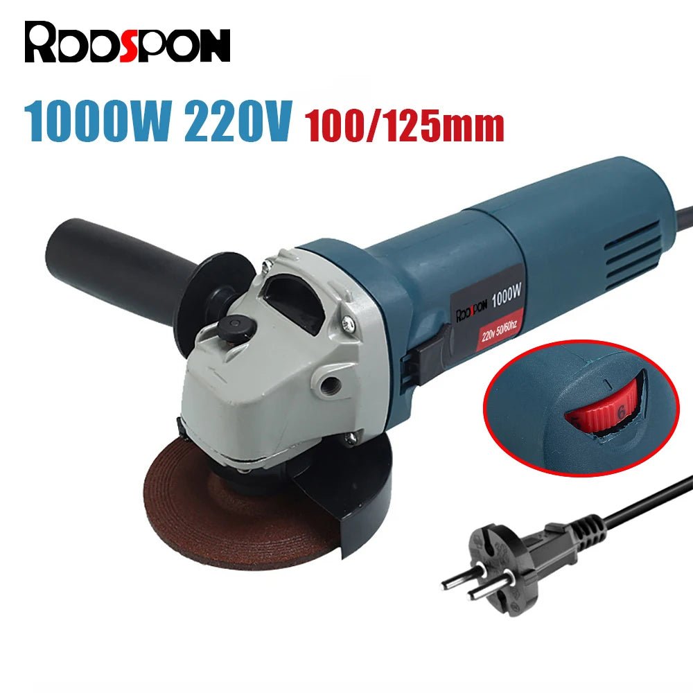 Máy Mài Góc Điện 1000W 220V Có 6 Nấc Đĩa 100 Và 125mm - Daisan Store