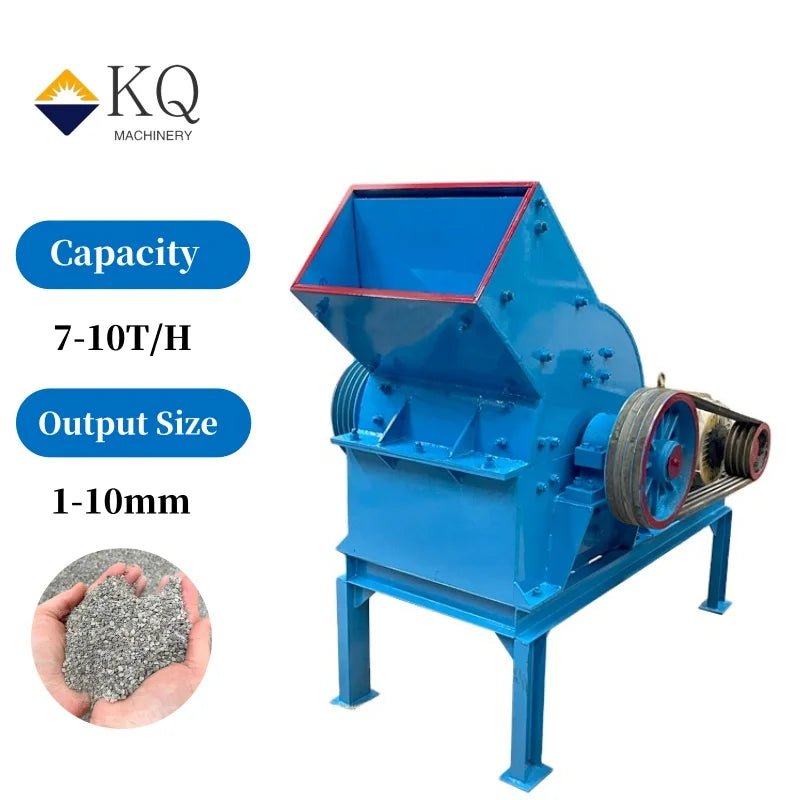 Máy Nghiền Búa Mini KQ 10 Tấn Giờ Nghiền Đá Bê Tông Đa Năng - Daisan Store