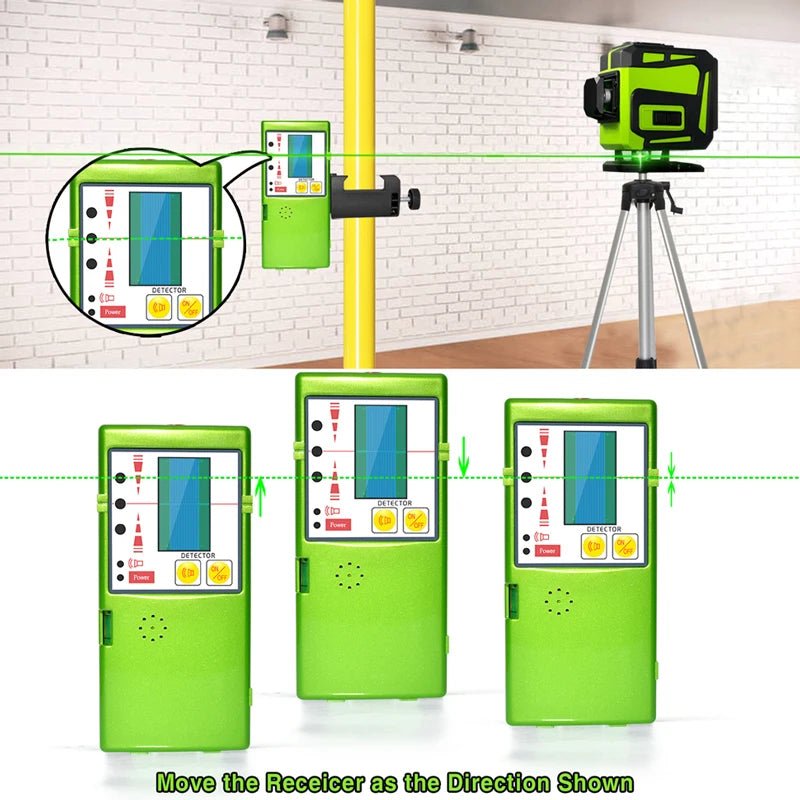 Máy Nhận Laser Mức Xây Dựng 50m Đường Ngang Dọc Cao Cấp - Daisan Store