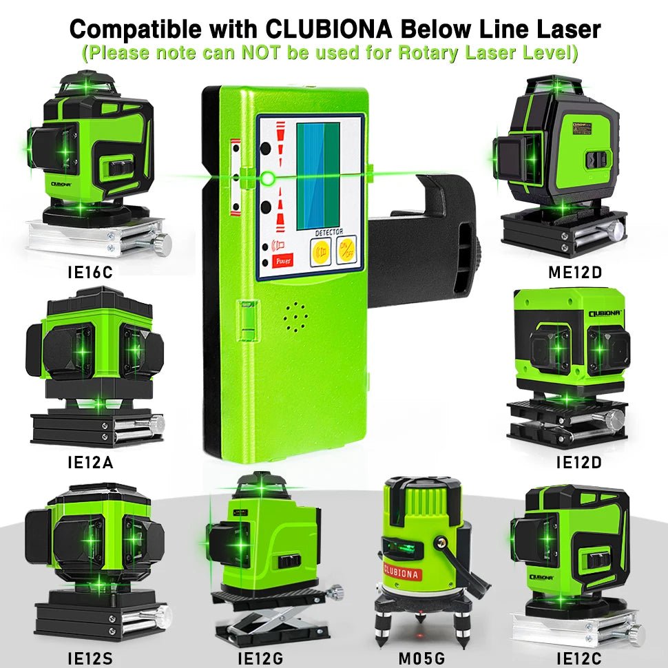 Máy Nhận Laser Mức Xây Dựng 50m Đường Ngang Dọc Cao Cấp - Daisan Store