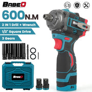 Máy Vặn Va Đập Không Chổi Than 600 Nm 2In1 Không Dây - Daisan Store