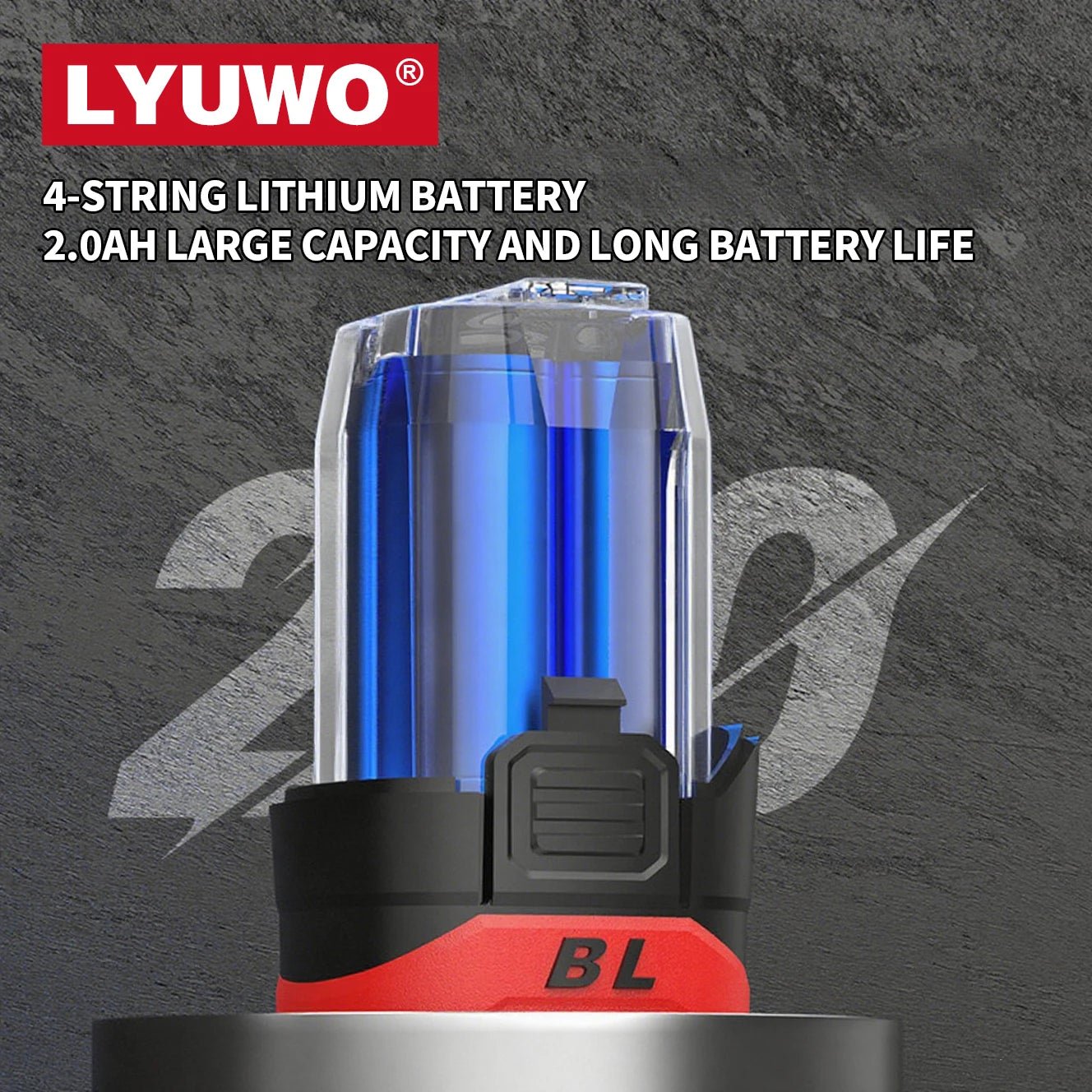 Máy Vặn Vít Không Dây LYUWO 21V Brushless LED Pin Makita - Daisan Store