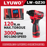 Máy Vặn Vít Không Dây LYUWO 21V Brushless LED Pin Makita - Daisan Store