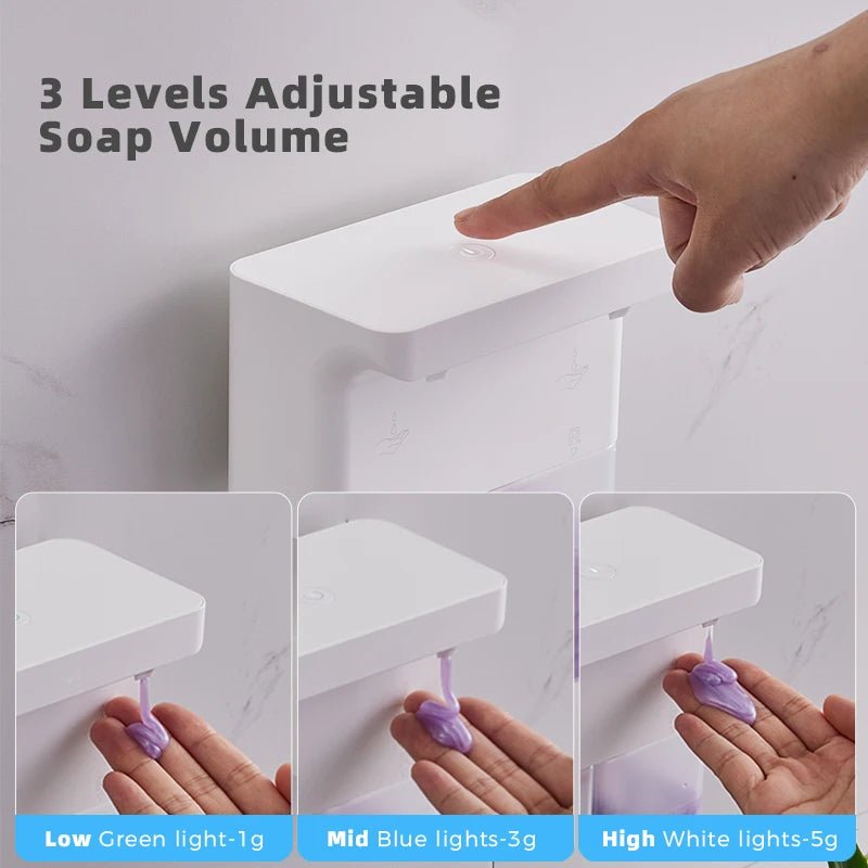 Máy Xịt Bọt Tự Động 600ml Cảm Ứng Đôi Sạc Đa Cấp - Daisan Store