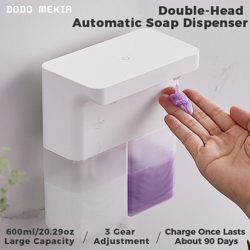 Máy Xịt Bọt Tự Động 600ml Cảm Ứng Đôi Sạc Đa Cấp - Daisan Store