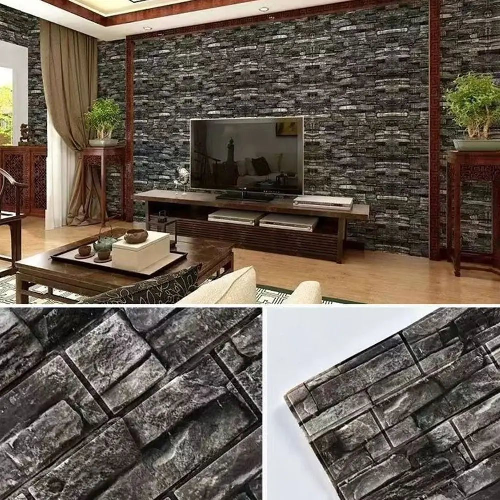 Miếng Dán Tường 3D Giả Gạch Chống Nước Tự Dán - Daisan Store