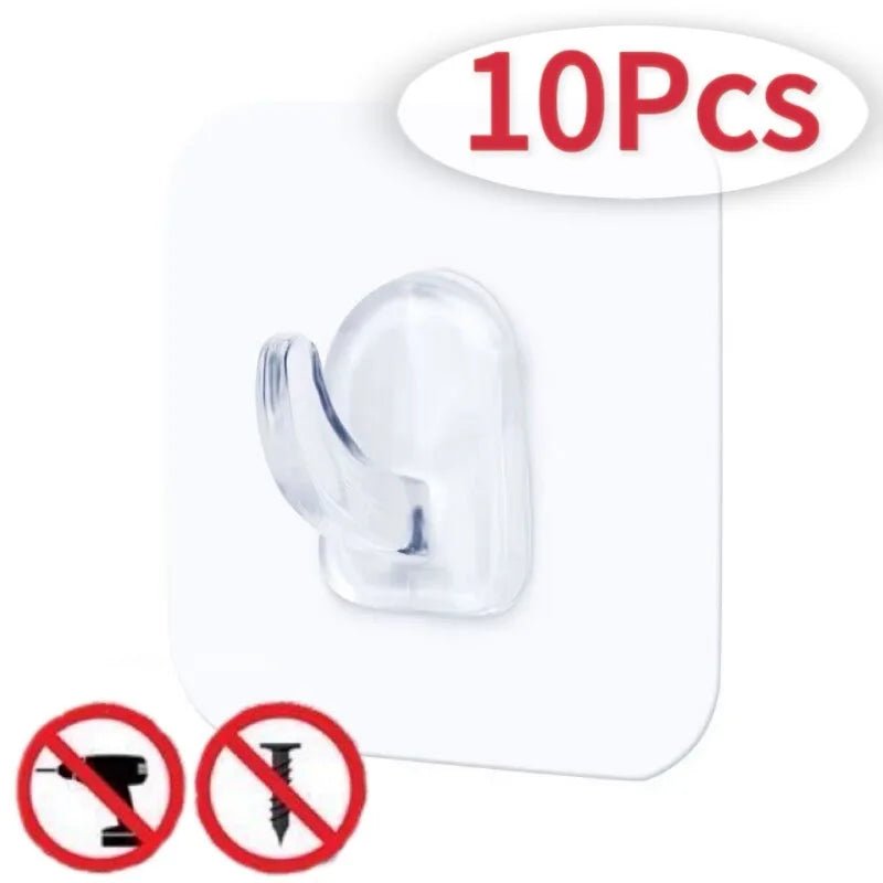 Móc Dán Trong Suốt Treo Đồ Nhà Bếp Nhà Tắm 20c - Daisan Store