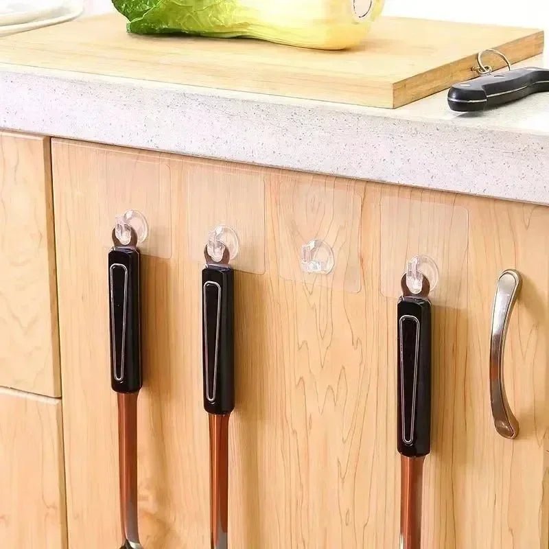 Móc Dán Trong Suốt Treo Đồ Nhà Bếp Nhà Tắm 20c - Daisan Store