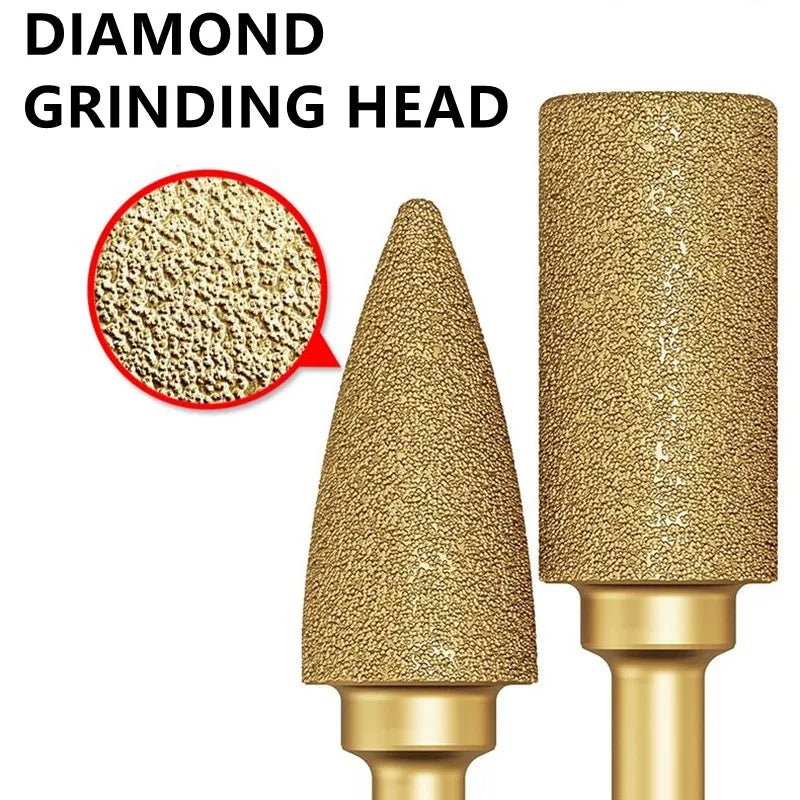 Mũi Mài Kim Cương Burr Đầu Tròn 6mm Cho Đá Sắt Tiện Dụng - Daisan Store