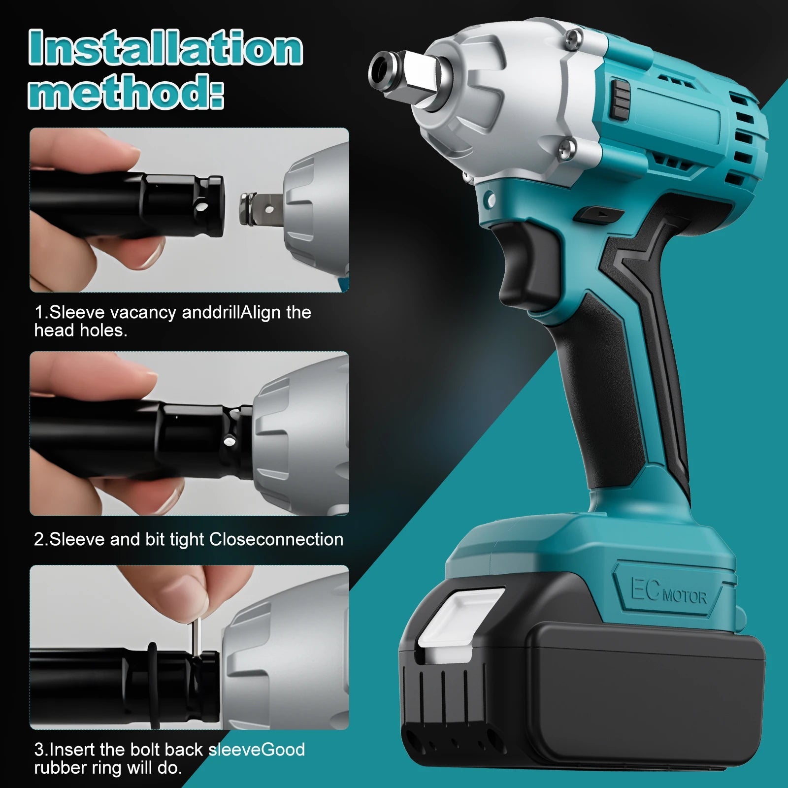Nananuu Máy Vặn Bu Lông Va Đập Đa Năng Không Dây 18V Makita - Daisan Store