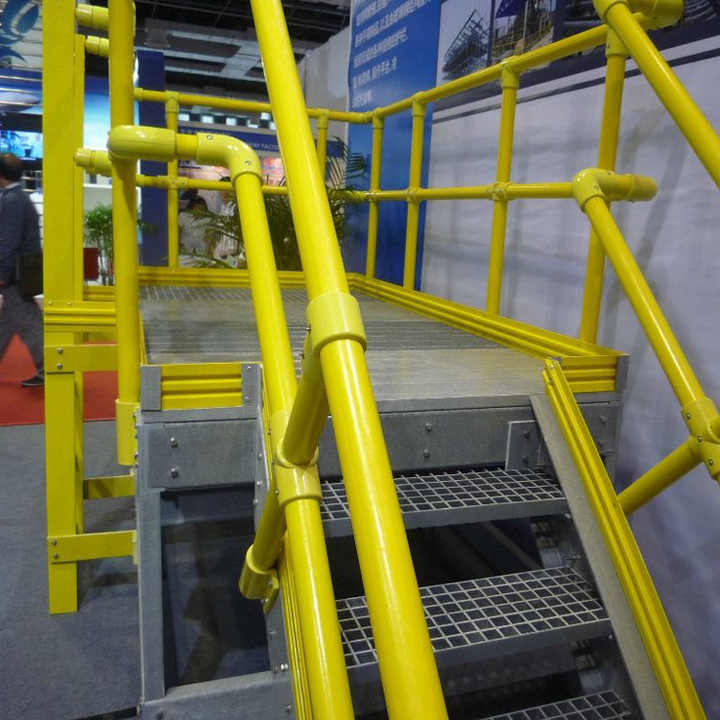 Nhà sản xuất Hệ thống lan can FRP GRP cho lan can cầu thang, lan can lối đi, lan can bảo vệ - Daisan Store