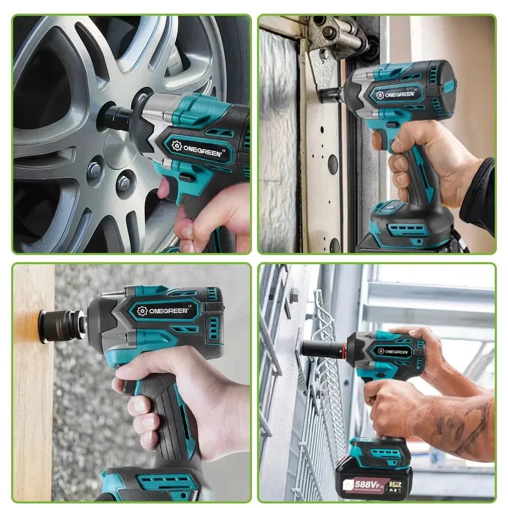 ONEGREEN Cờ Lê Đập Điện Không Dây 1/2 Inch 1000 Nm Brushless - Daisan Store