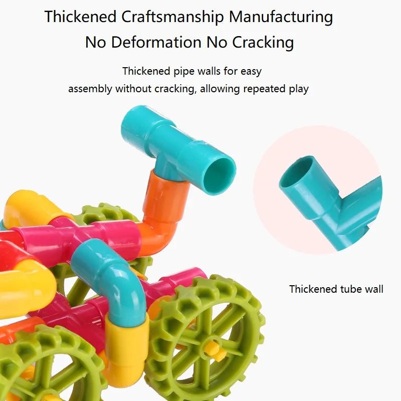 Ống Nước Sáng Tạo - Bộ Xây Dựng STEM Cho Bé - Daisan Store