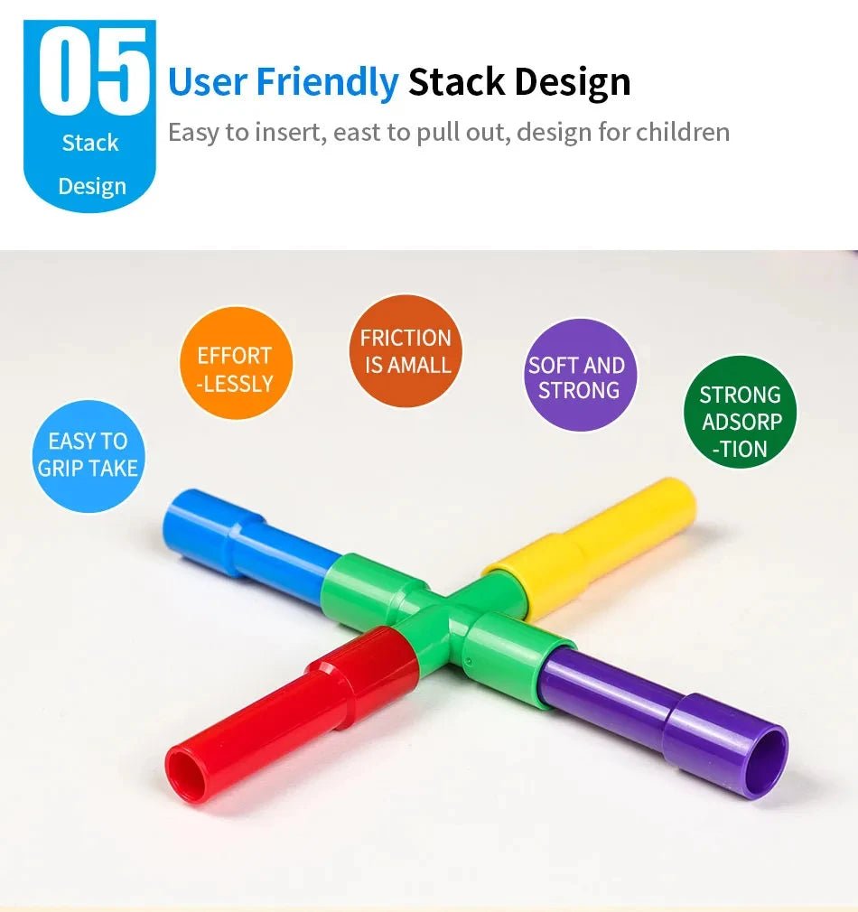 Ống Nước Sáng Tạo - Bộ Xây Dựng STEM Cho Bé - Daisan Store