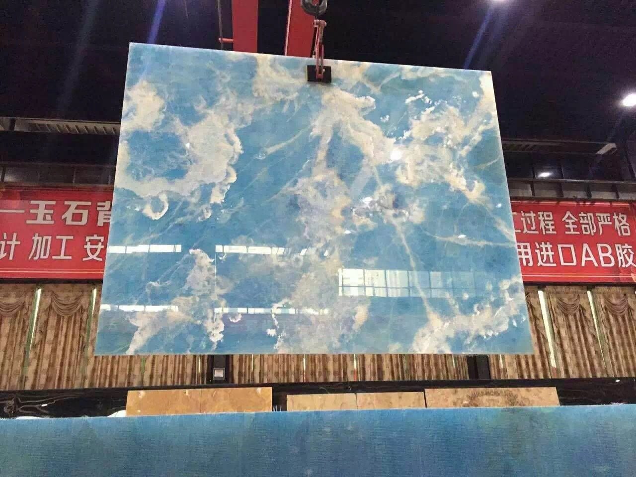 Onyx Xanh Sang Trọng - Tấm Đá Cẩm Thạch Khách Sạn - Daisan Store