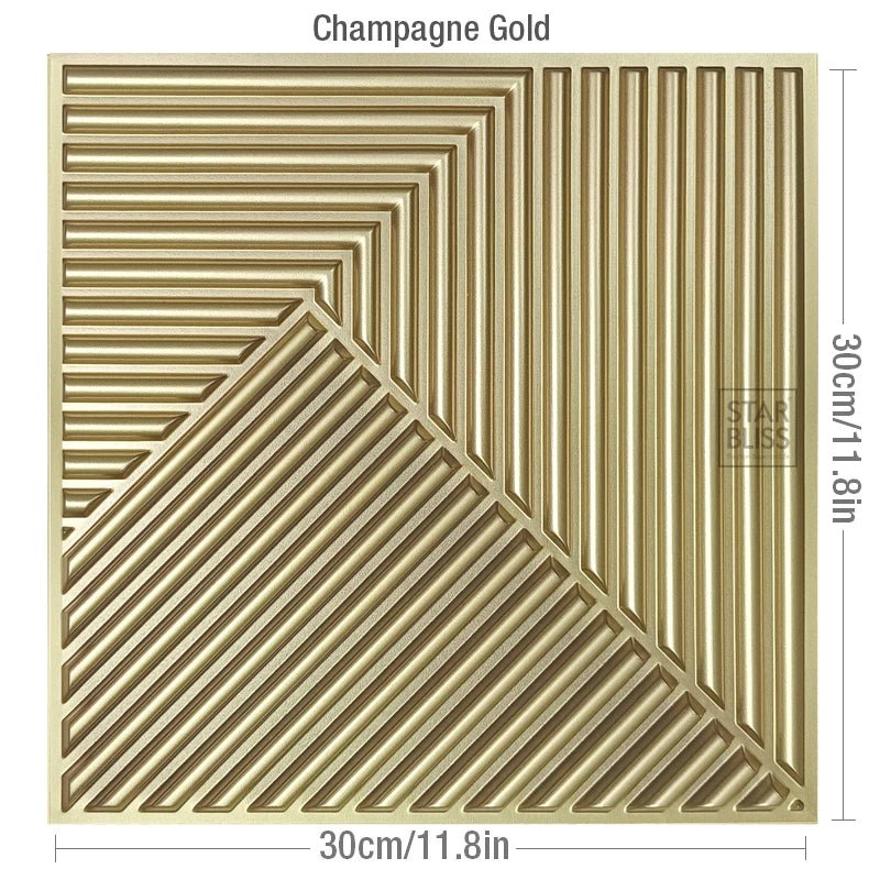 Ốp tường trần 3D vân gỗ chống nước 30x30cm đẹp - Daisan Store