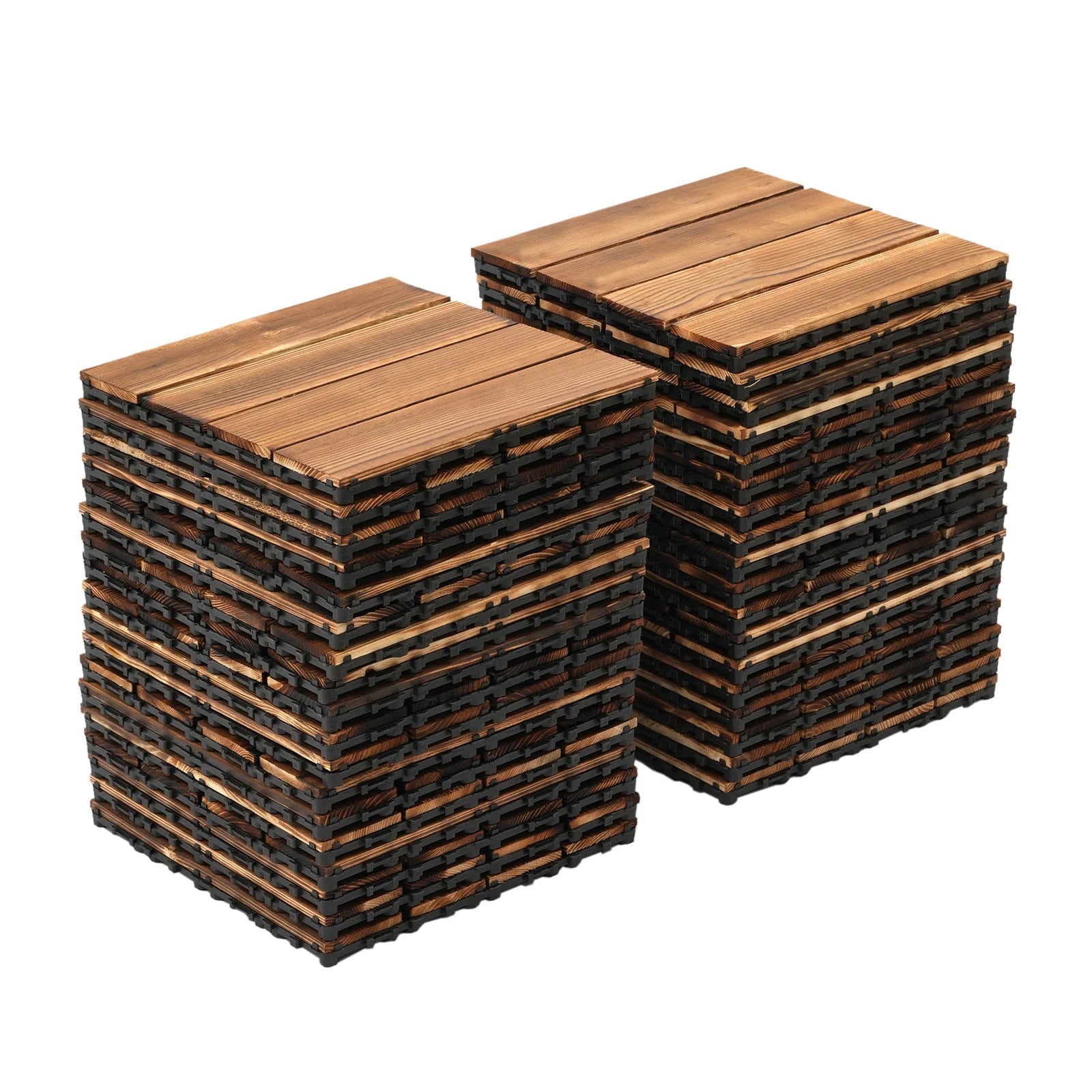 Sàn Gỗ Ngoài Trời Chống Nước 36 Tấm - Nâu 30x30cm - Daisan Store