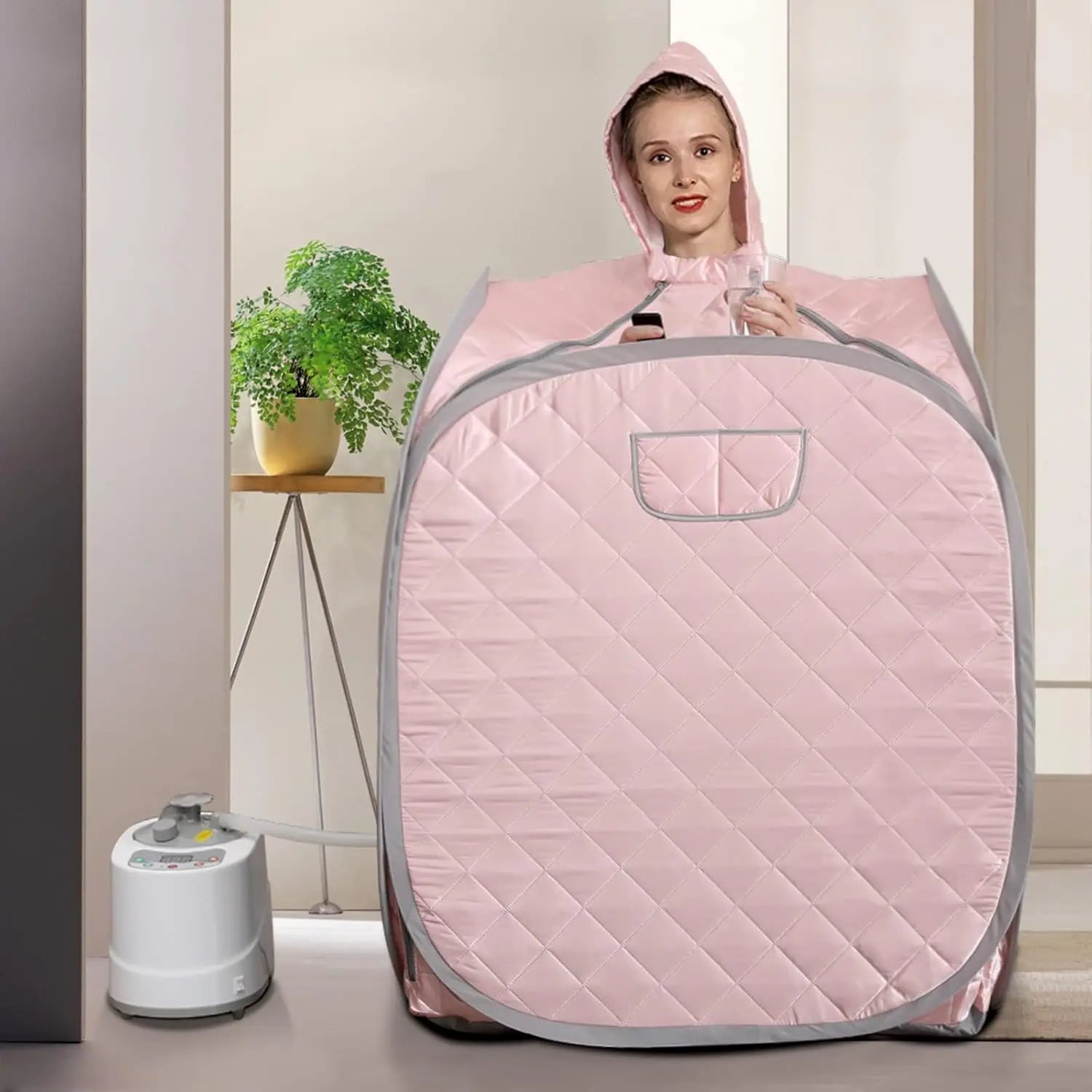 Smartmak Sauna Toan Than Di Dong 2L US Plug Dieu Tu Xa - Daisan Store