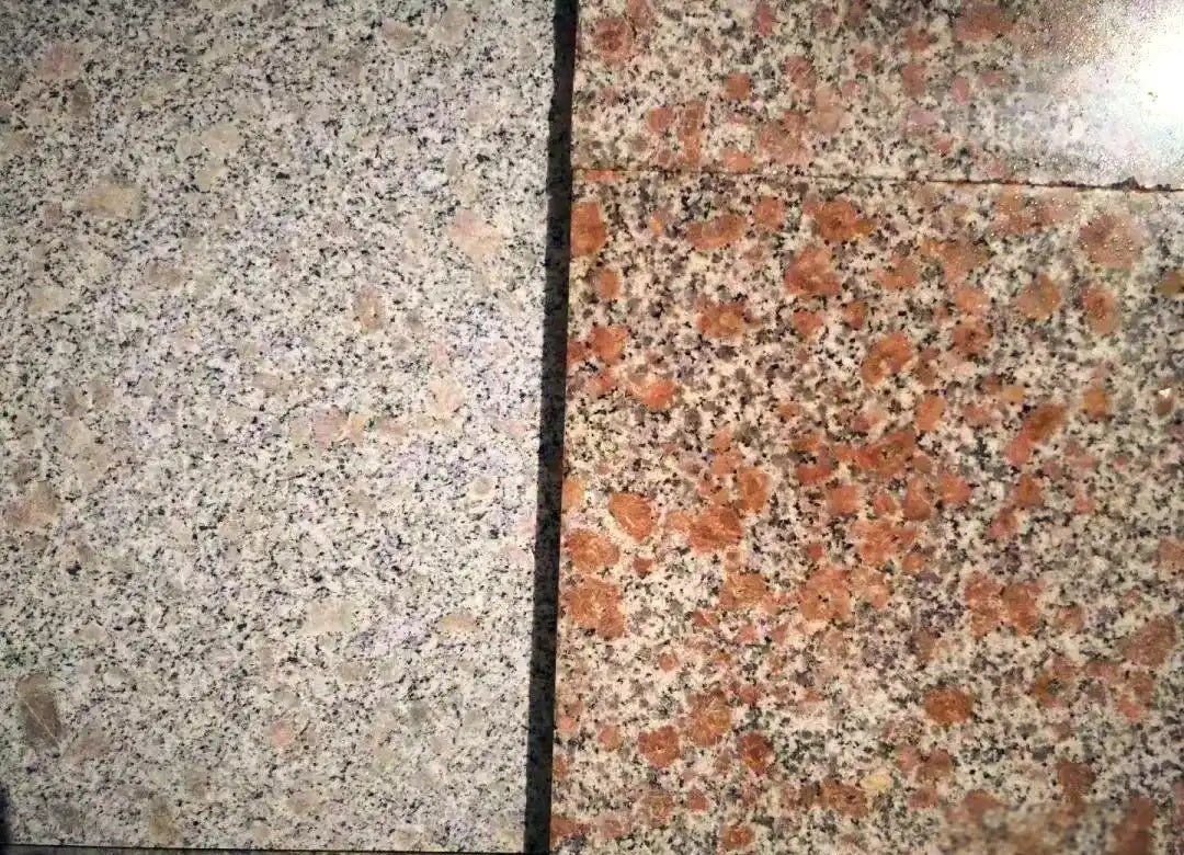Tấm đá granite đỏ ngọc trai tùy chỉnh cho thiết kế nội thất hiện đại - Daisan Store