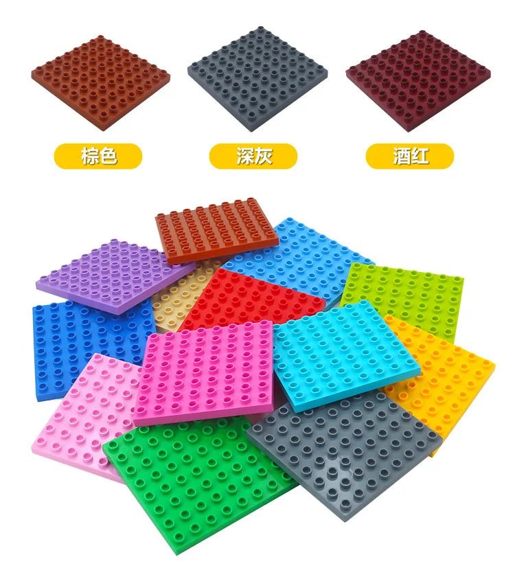 Tấm Đế Xếp Hình 8x8 Hạt Lớn Sáng Tạo Cho Bé - Daisan Store