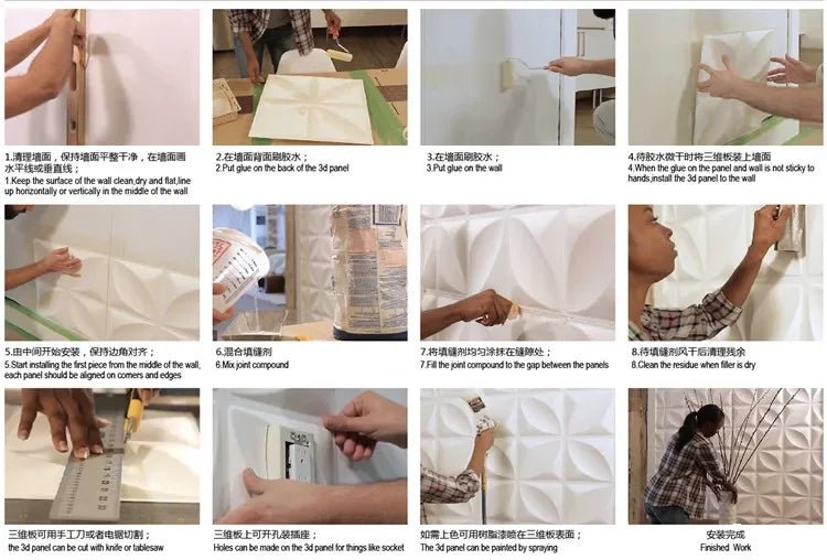 Tấm ốp tường 3D vân gỗ vàng ánh kim chống nước - Daisan Store