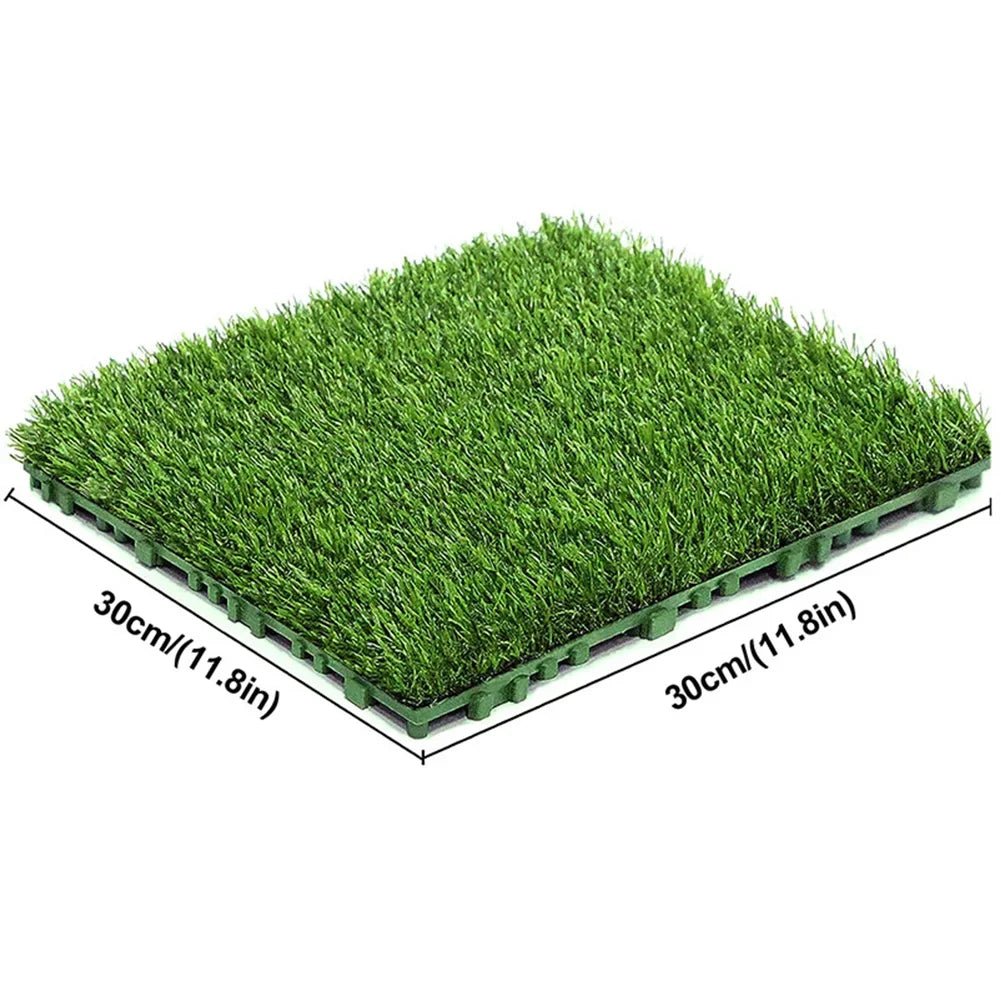 Thảm Cỏ Nhân Tạo Lắp Ghép 30x30cm Trang Trí Sân Vườn - Daisan Store