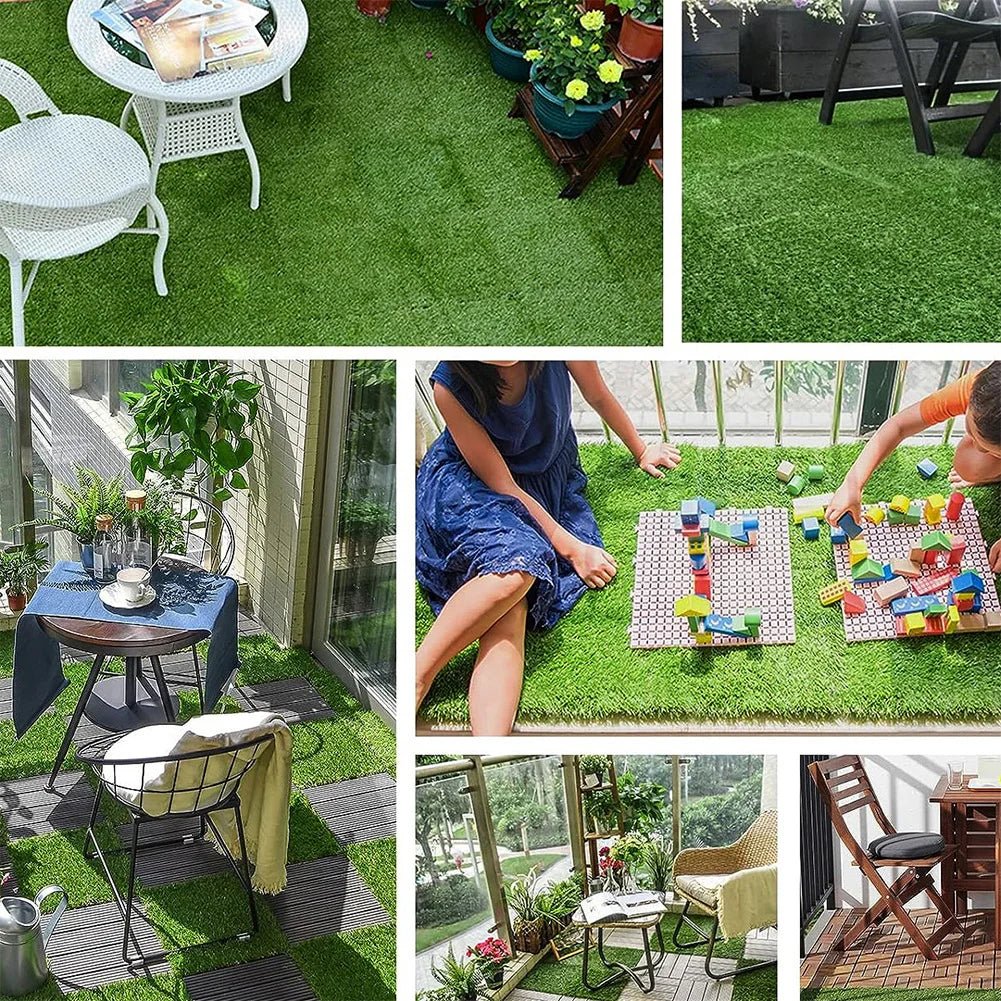 Thảm Cỏ Nhân Tạo Lắp Ghép 30x30cm Trang Trí Sân Vườn - Daisan Store