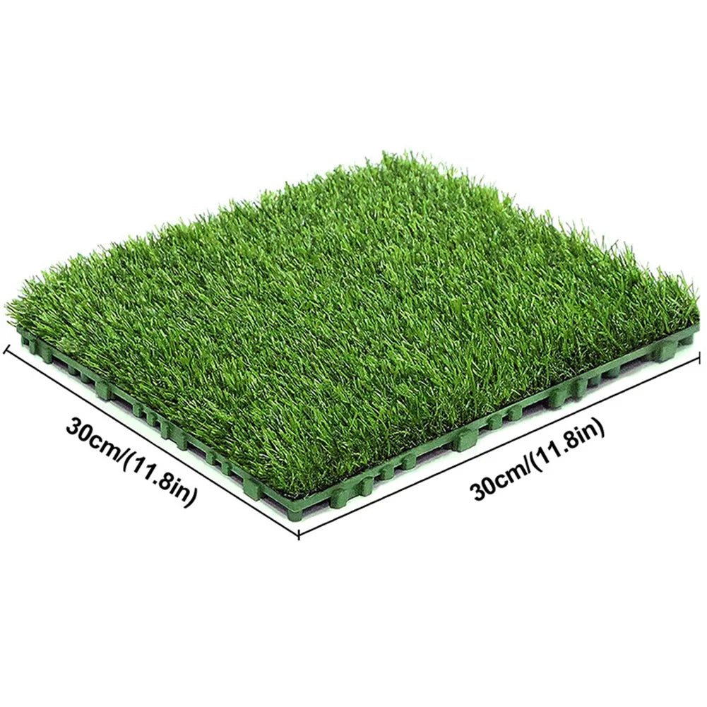 Thảm Cỏ Nhân Tạo Lắp Ghép 30x30cm Trang Trí Sân Vườn - Daisan Store