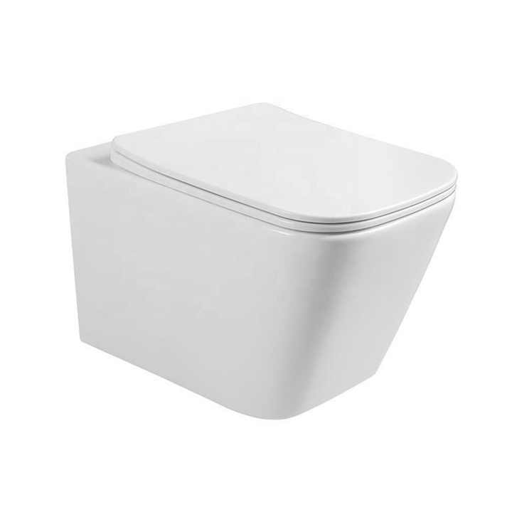 Thiết bị vệ sinh Bồn cầu không vành bằng gốm sứ gắn tường cho phòng tắm - Daisan Store