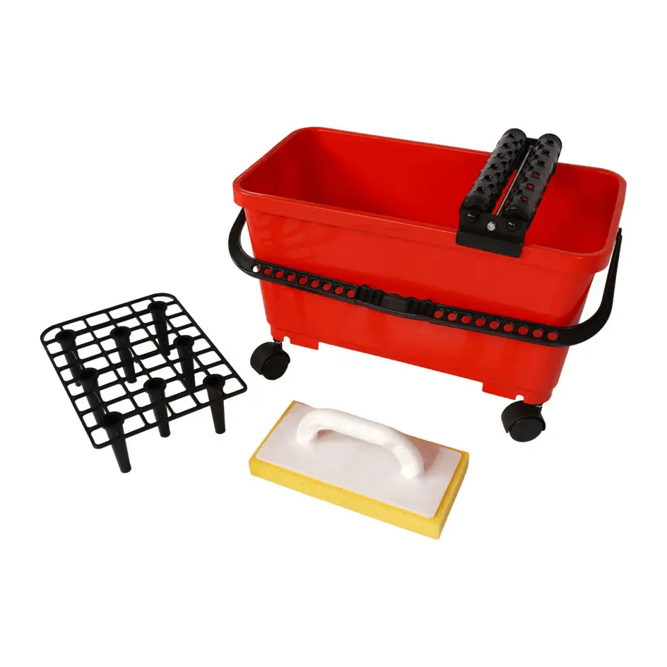 Thùng Vệ Sinh Nhựa Zebra với Phụ Kiện Cân Bằng Gạch Ốp - Daisan Store