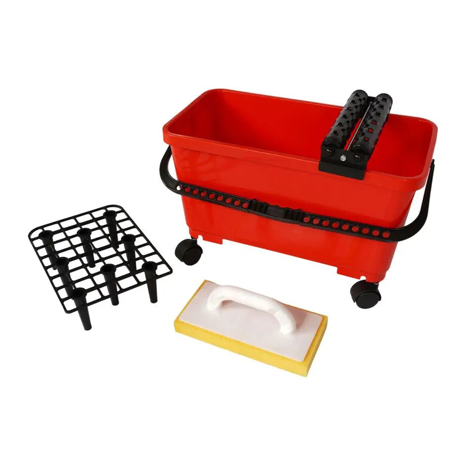 Thùng Vệ Sinh Nhựa Zebra với Phụ Kiện Cân Bằng Gạch Ốp - Daisan Store