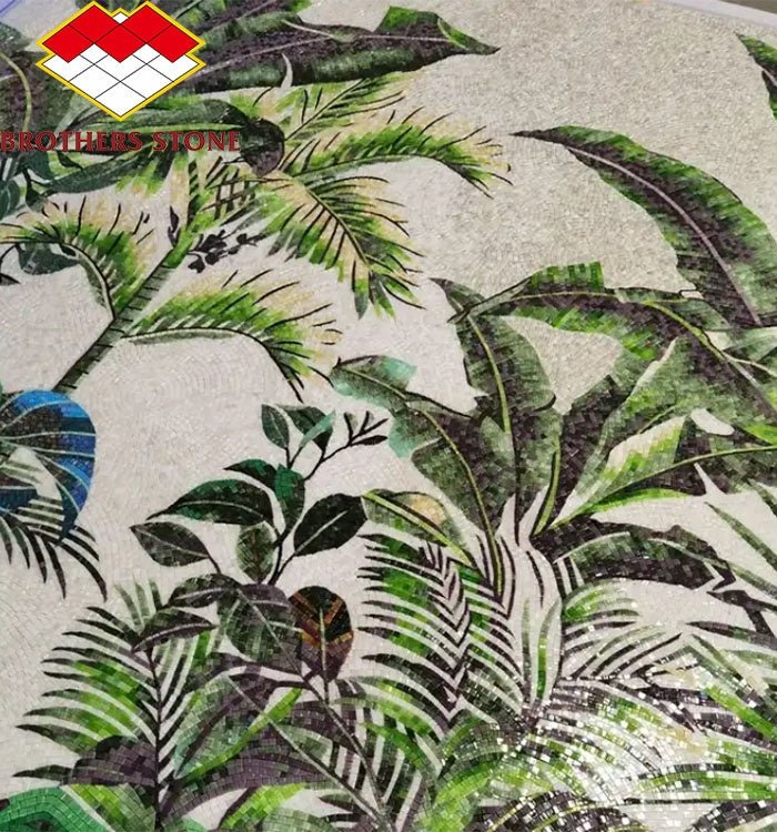 Tranh khảm đá cẩm thạch trừu tượng hiện đại, thiết kế tùy chỉnh - Daisan Store
