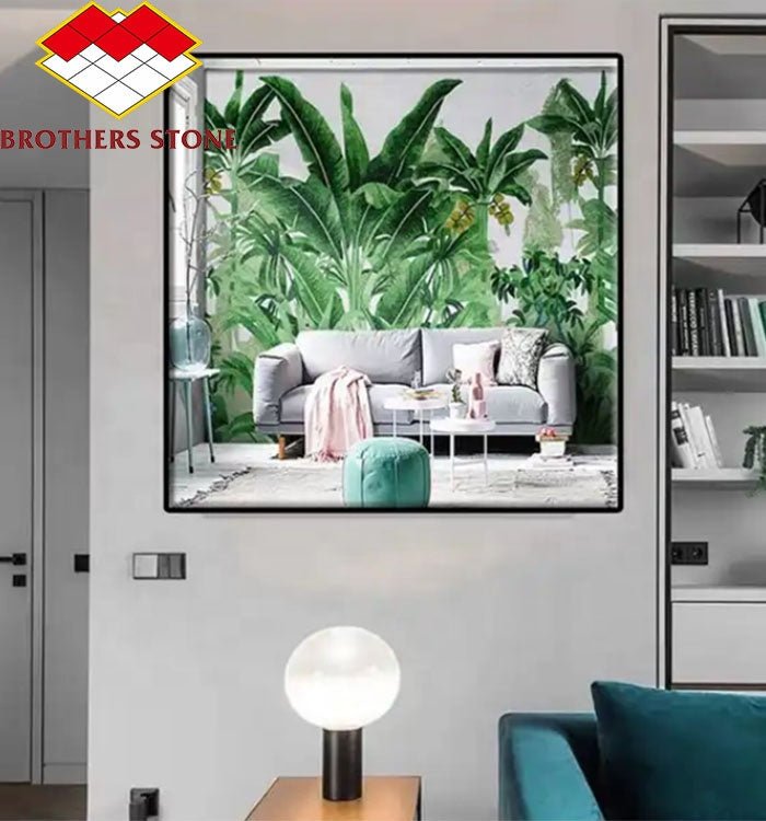 Tranh khảm đá cẩm thạch trừu tượng hiện đại, thiết kế tùy chỉnh - Daisan Store