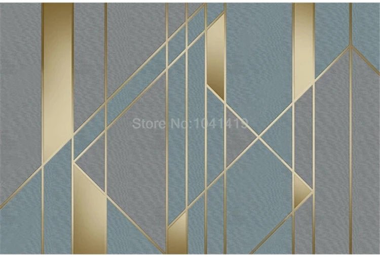 Tranh Tường 3D Hiện Đại Đơn Giản Hình Học Phòng Khách - Daisan Store