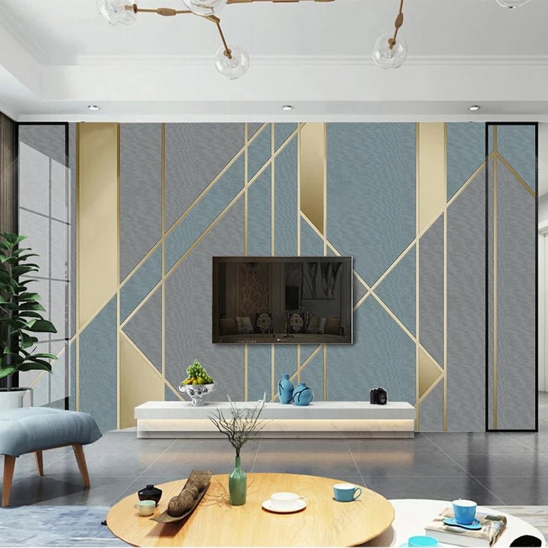 Tranh Tường 3D Hiện Đại Đơn Giản Hình Học Phòng Khách - Daisan Store