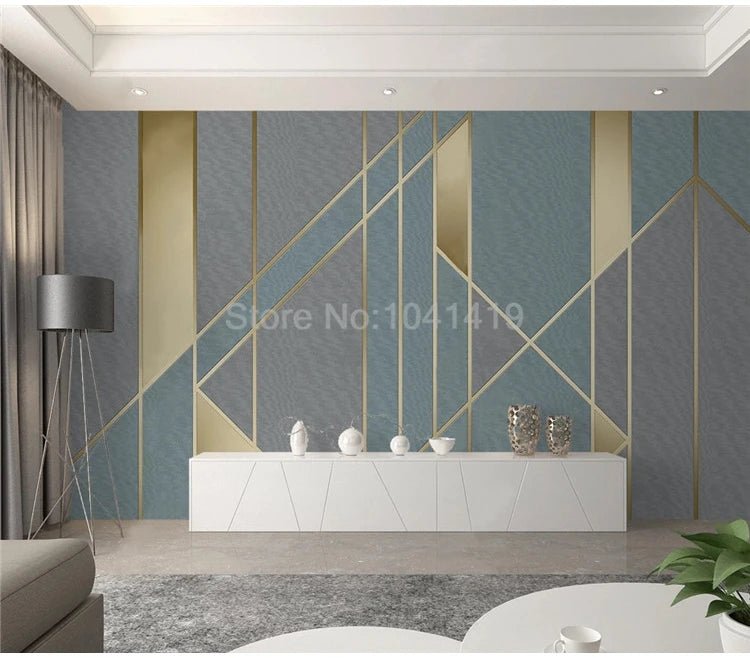 Tranh Tường 3D Hiện Đại Đơn Giản Hình Học Phòng Khách - Daisan Store