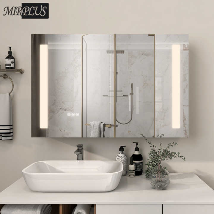 Tủ thuốc gương LED thiết kế cổ điển 36*24 inch cho phòng tắm - Daisan Store