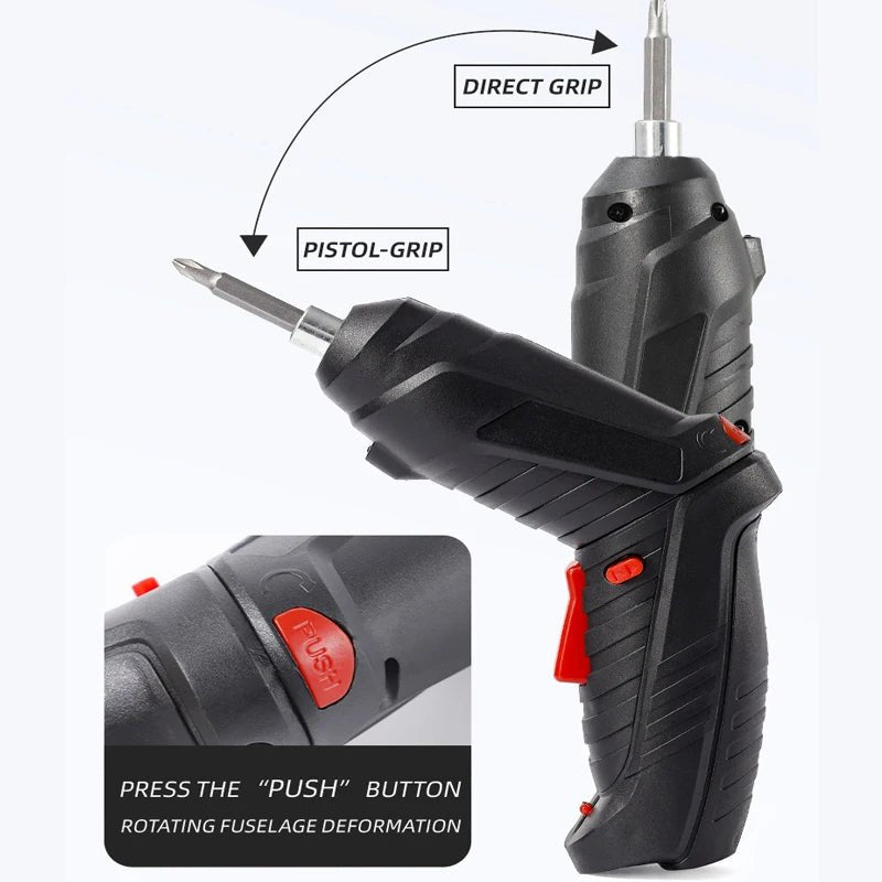 Tua Vít Điện Pin Sạc Không Dây Hiệu Năng Cao 0.38NM 1600RPM - Daisan Store