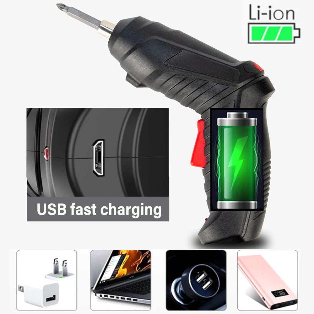 Tua Vít Điện Pin Sạc Không Dây Hiệu Năng Cao 0.38NM 1600RPM - Daisan Store