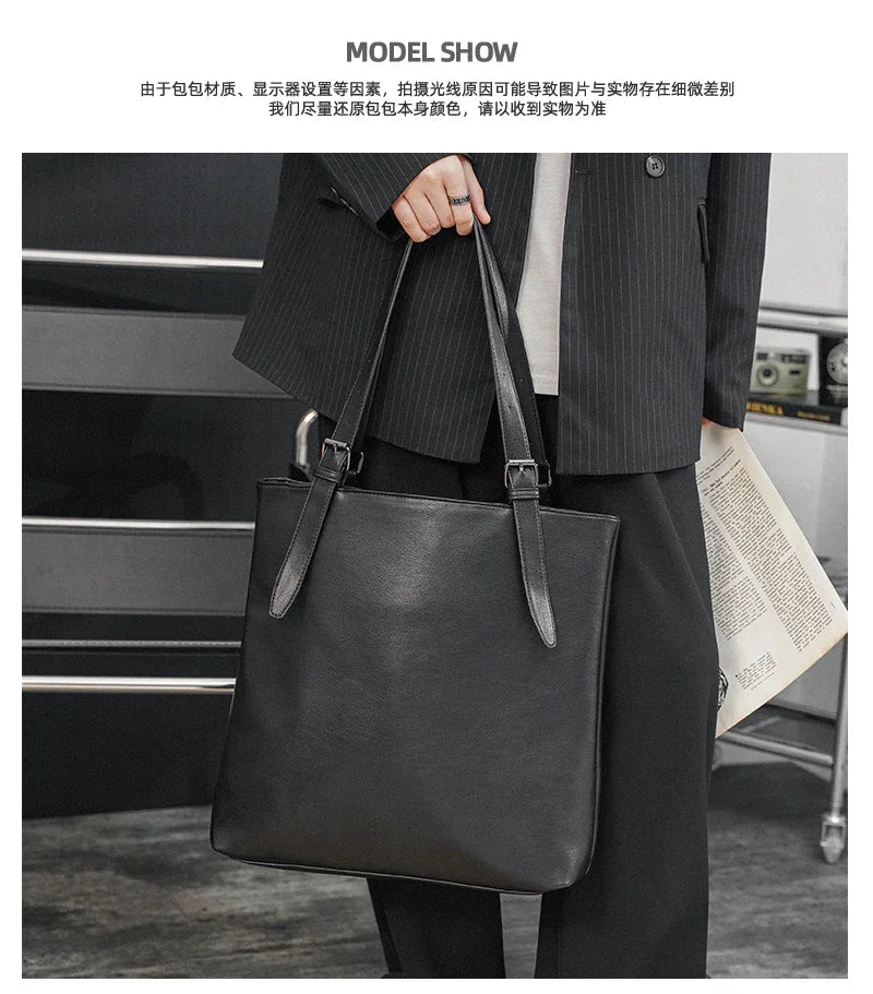 Túi Da Nam Phong Cách Nhật Hàn Công Sở Đa Năng - Daisan Store