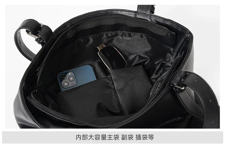 Túi Da Nam Phong Cách Nhật Hàn Công Sở Đa Năng - Daisan Store