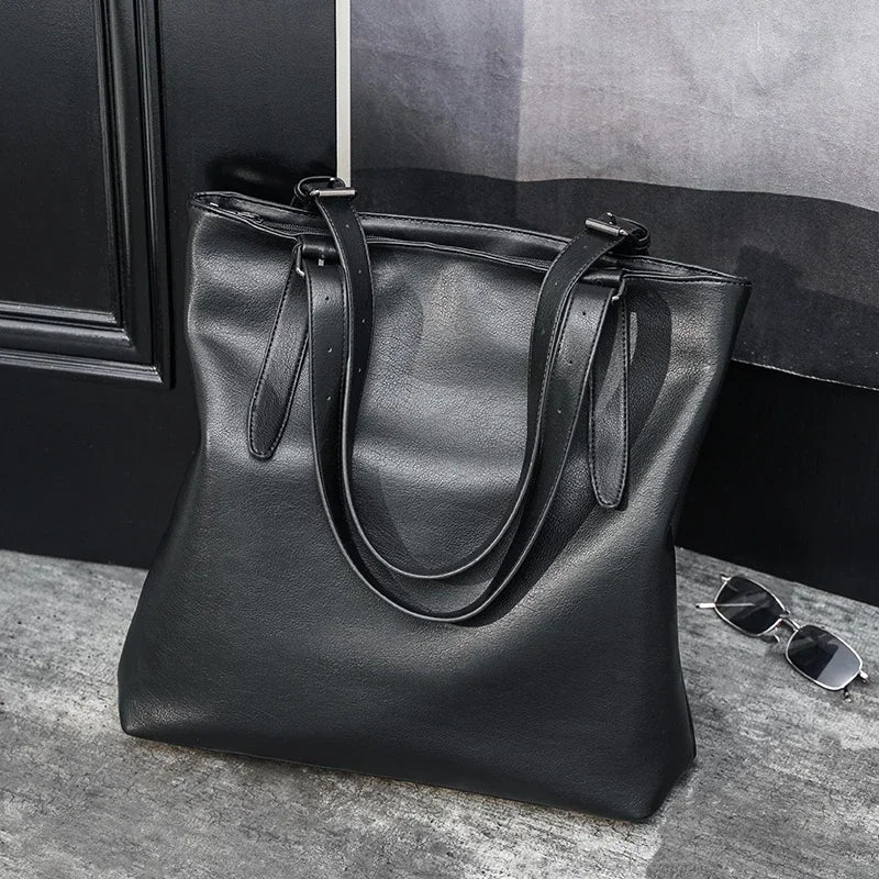 Túi Da Nam Phong Cách Nhật Hàn Công Sở Đa Năng - Daisan Store